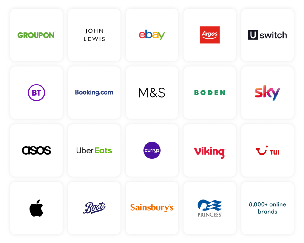easyfundraising retailers