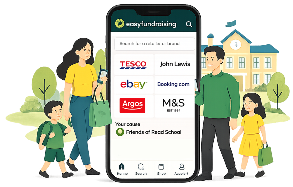 FoRS easyfundraising mobile app Hero v1.1